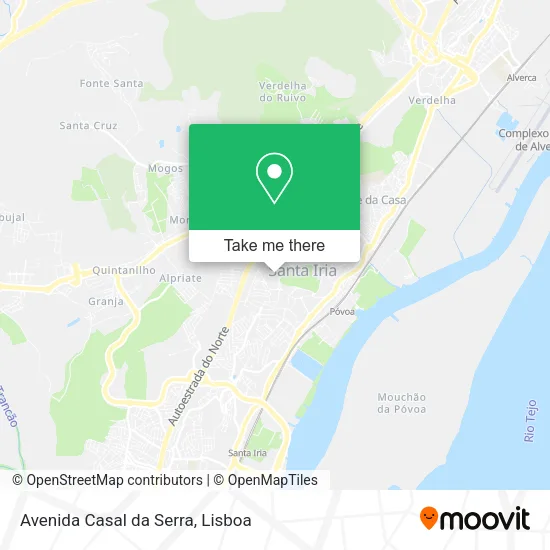 Avenida Casal da Serra map