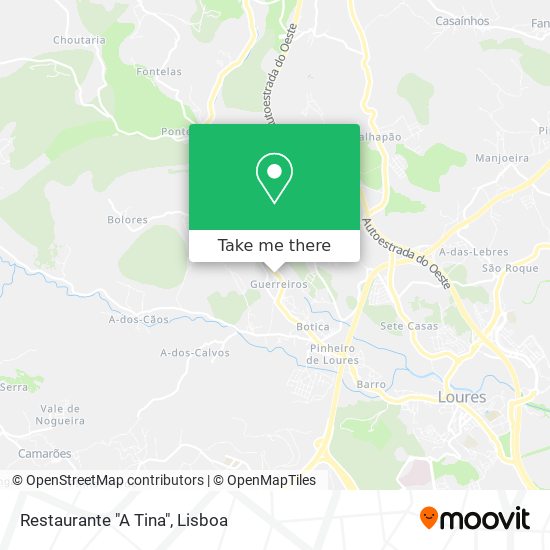 Restaurante "A Tina" map