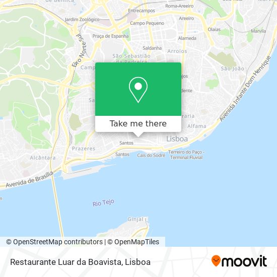 Restaurante Luar da Boavista map