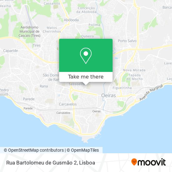 Rua Bartolomeu de Gusmão 2 map