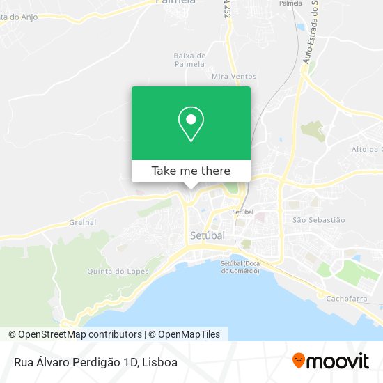 Rua Álvaro Perdigão 1D mapa
