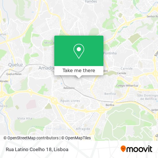 Rua Latino Coelho 18 mapa