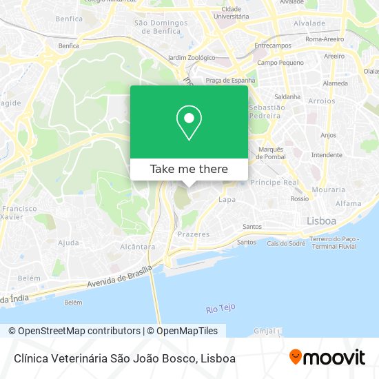 Clínica Veterinária São João Bosco map
