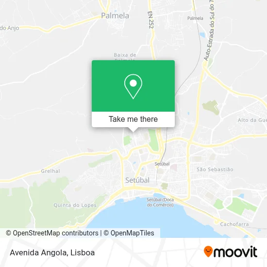 Avenida Angola map