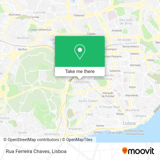 Rua Ferreira Chaves map