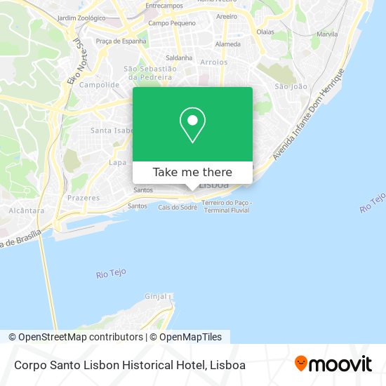 Corpo Santo Lisbon Historical Hotel map