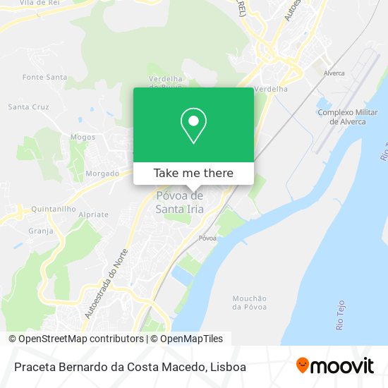 Praceta Bernardo da Costa Macedo mapa