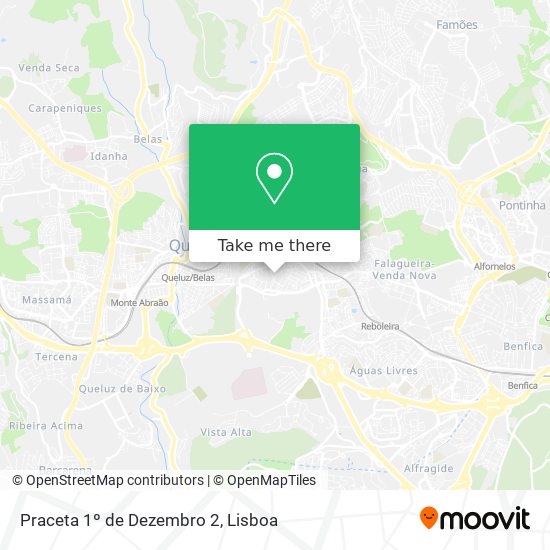 Praceta 1º de Dezembro 2 mapa