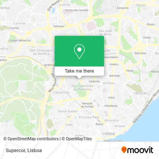 Supercor map