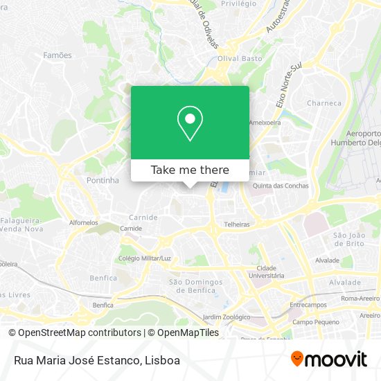 Rua Maria José Estanco map