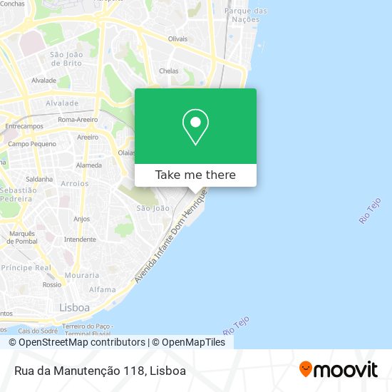 Rua da Manutenção 118 map