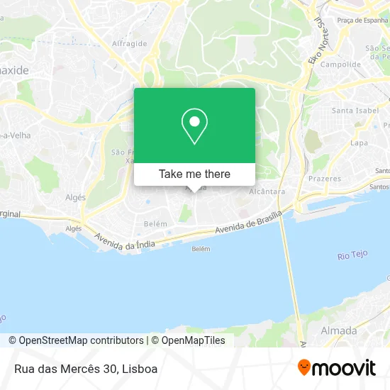 Rua das Mercês 30 map