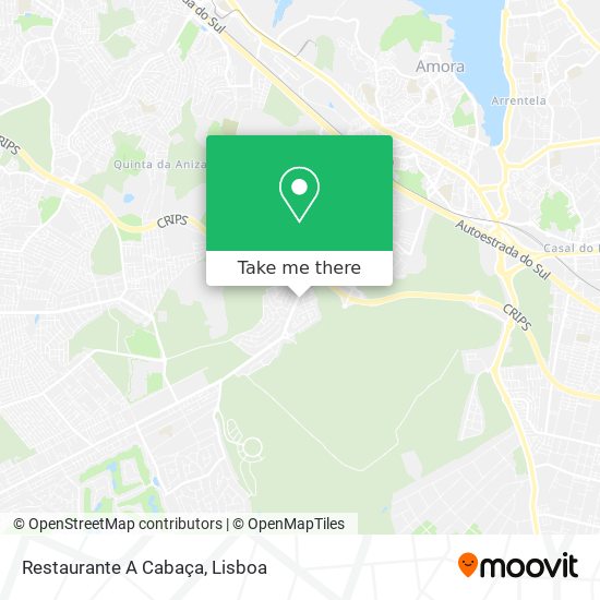 Restaurante A Cabaça mapa