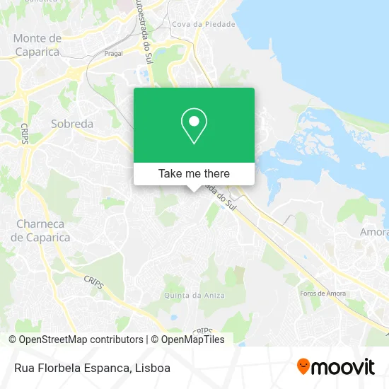 Rua Florbela Espanca map