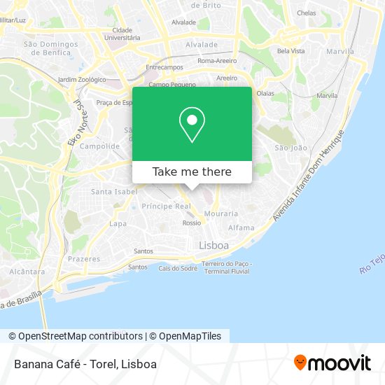 Banana Café - Torel mapa