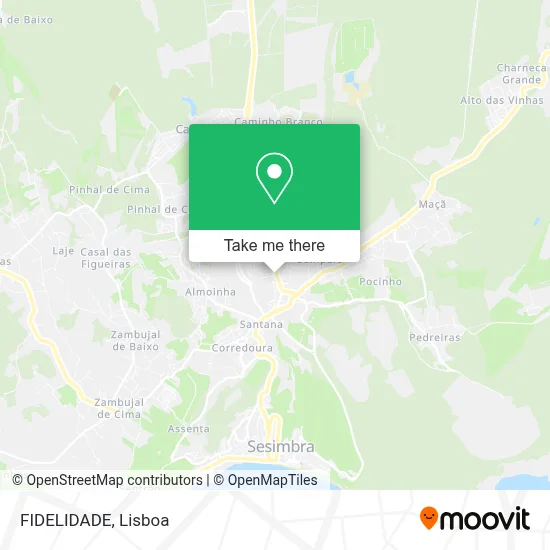 FIDELIDADE map