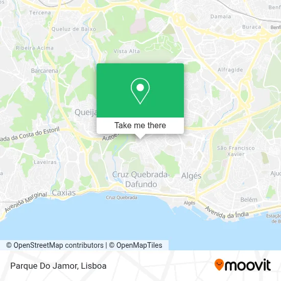 Parque Do Jamor map