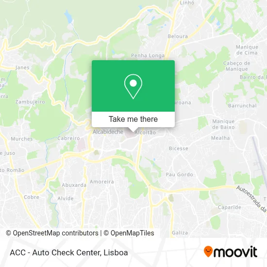 ACC - Auto Check Center map