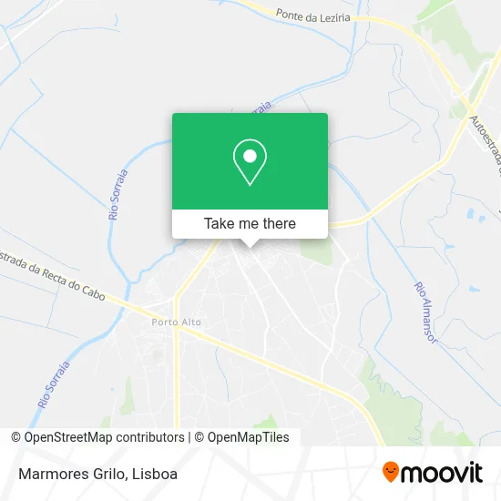 Marmores Grilo map