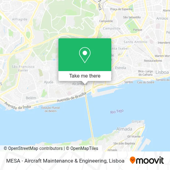 MESA - Aircraft Maintenance & Engineering map
