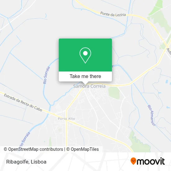 Ribagolfe mapa