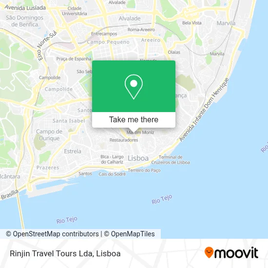 Rinjin Travel Tours Lda map