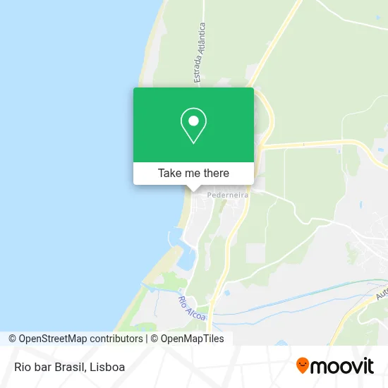 Rio bar Brasil mapa