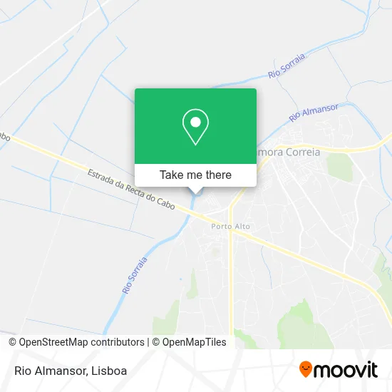 Rio Almansor mapa