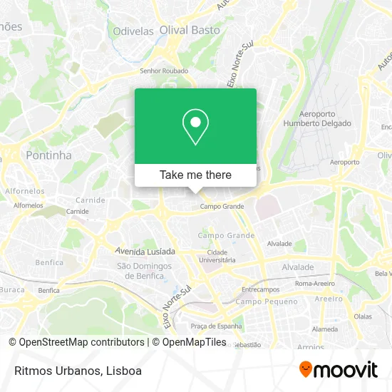 Ritmos Urbanos mapa
