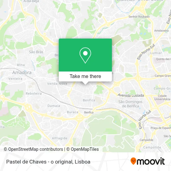 Pastel de Chaves - o original map