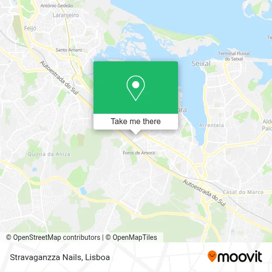 Stravaganzza Nails map