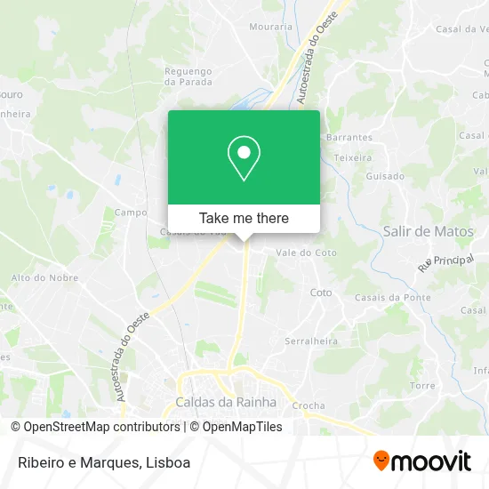 Ribeiro e Marques mapa