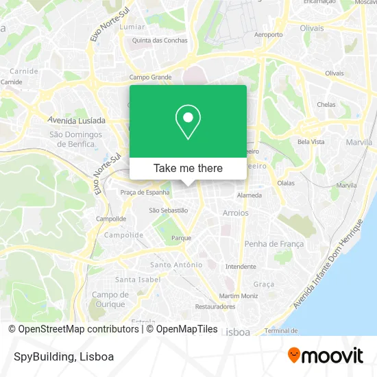 SpyBuilding map