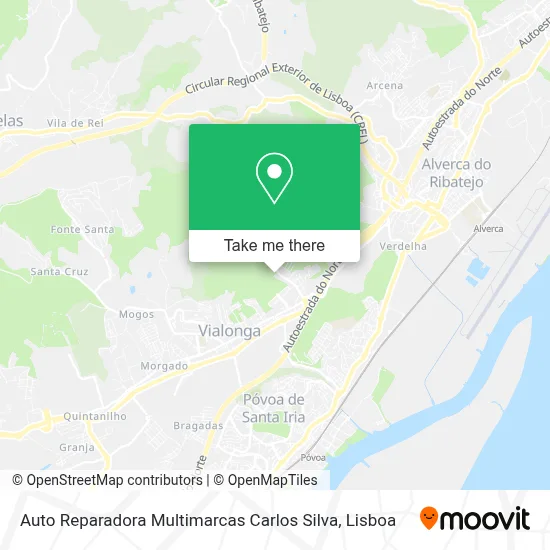Auto Reparadora Multimarcas Carlos Silva map