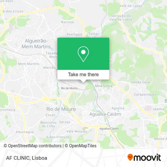 AF CLINIC map