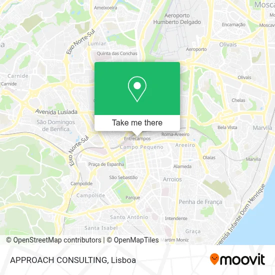 APPROACH CONSULTING map