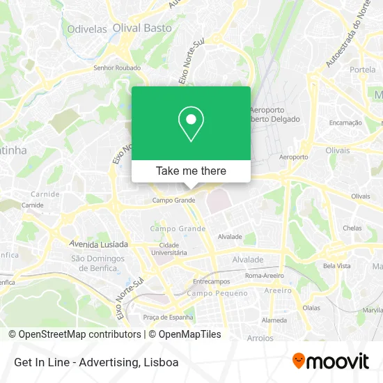 Get In Line - Advertising map