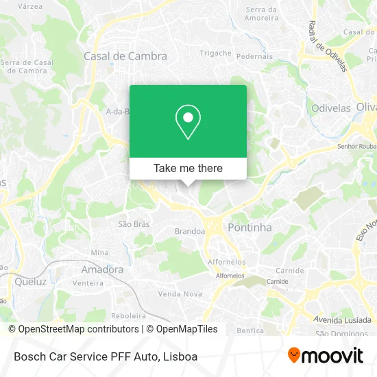Bosch Car Service PFF Auto map