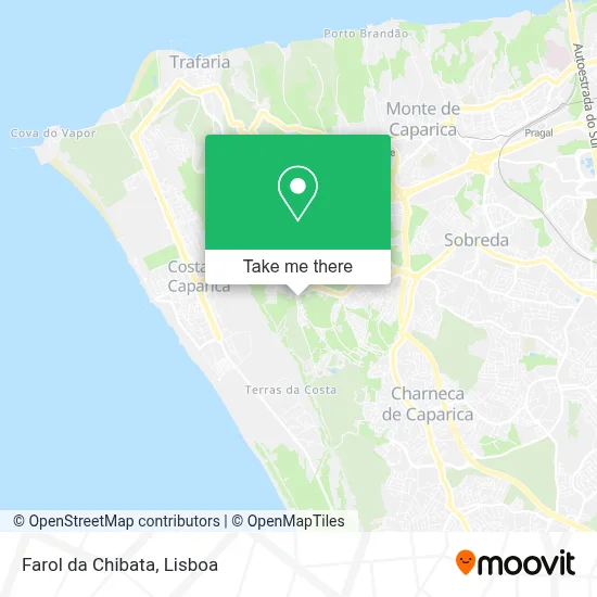Farol da Chibata map