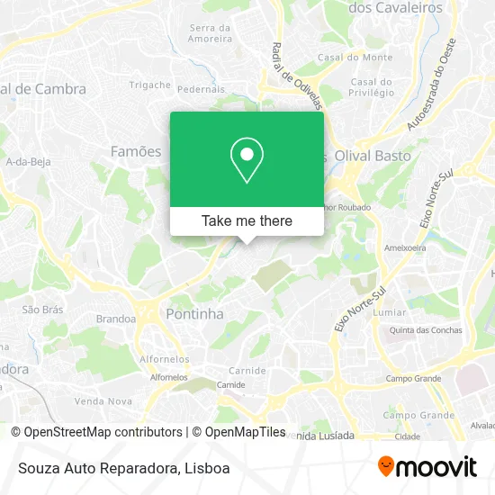 Souza Auto Reparadora map