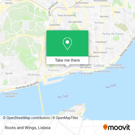 Roots and Wings map