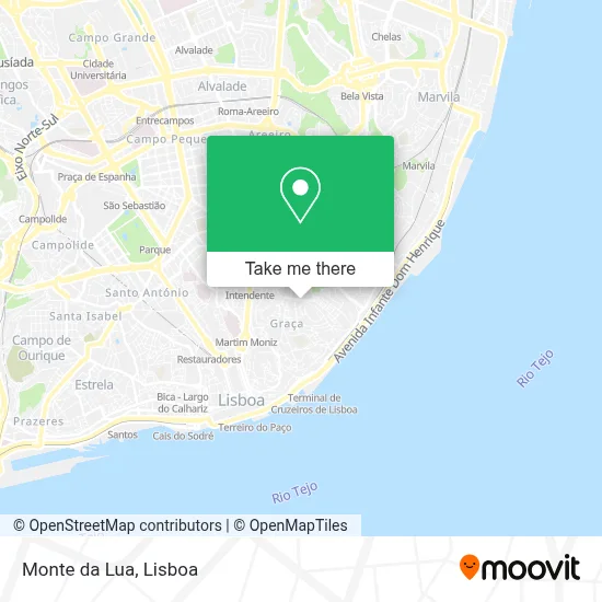 Monte da Lua map