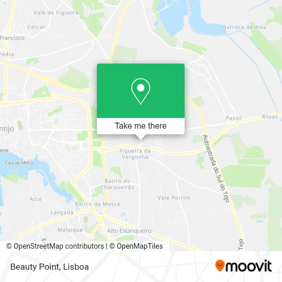 Beauty Point map