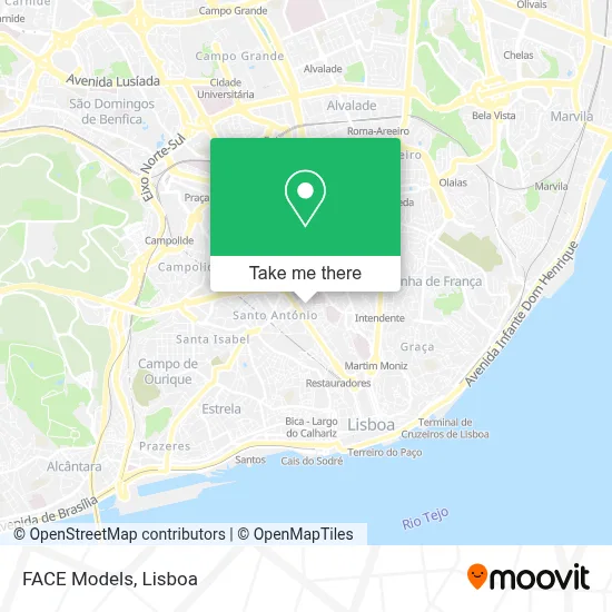 FACE Models map
