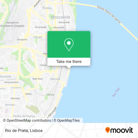 Rio de Prata mapa