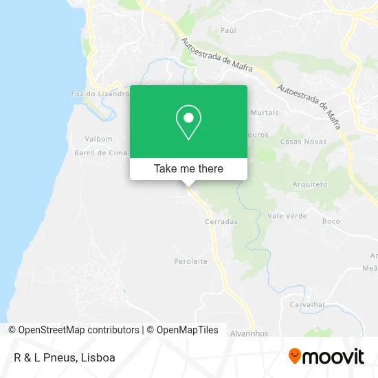 R & L Pneus mapa