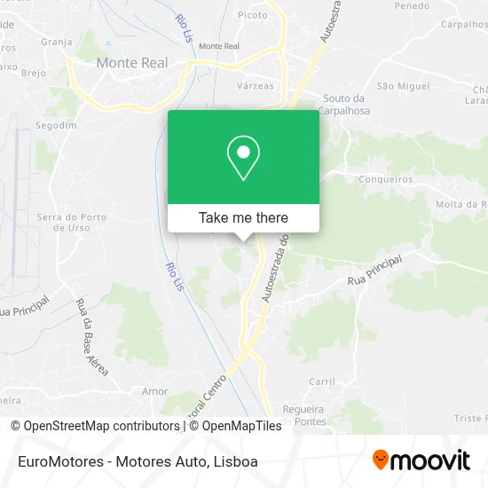EuroMotores - Motores Auto map