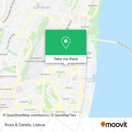 Rosa & Canela map
