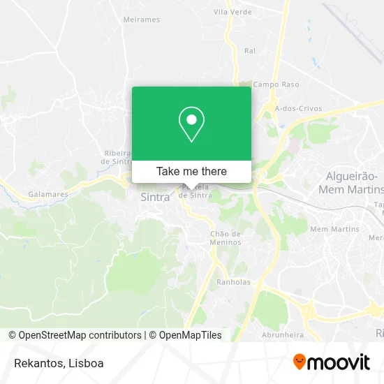 Rekantos mapa