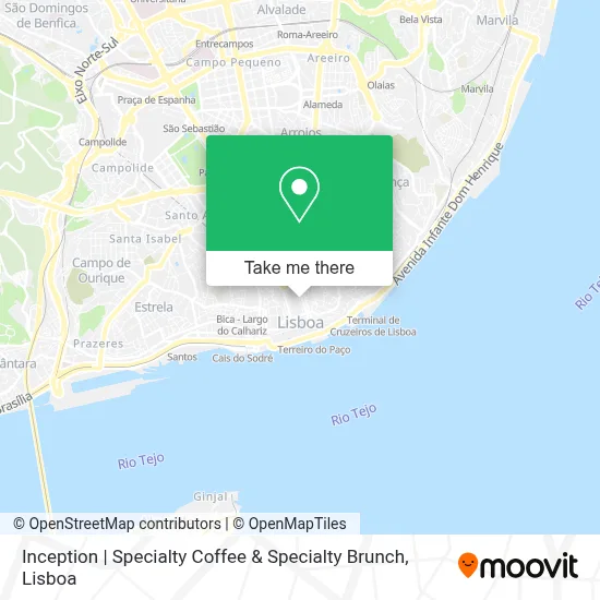 Inception | Specialty Coffee & Specialty Brunch map